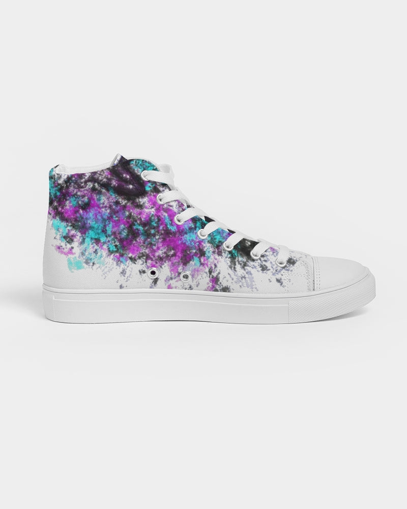 BLACK DIVINITY Women's Hightop Canvas Shoe