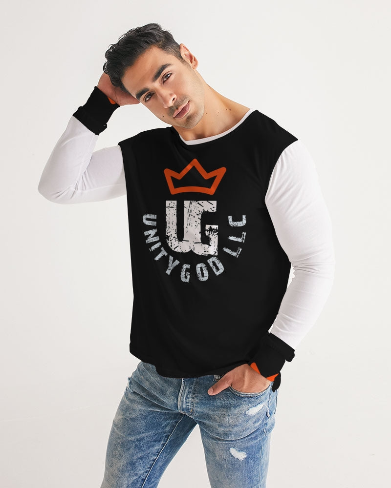 red UNITYGOD Logo Men's Long Sleeve Tee
