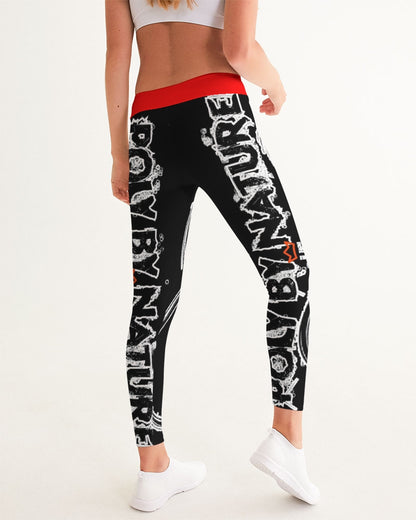 Poly By Nature Women's All-Over Print Yoga Pants