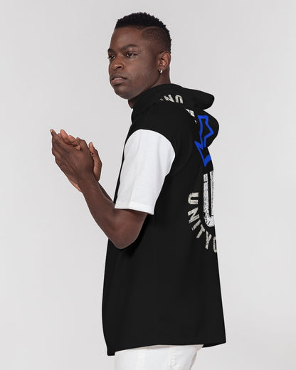 UNITYGOD Logo 5 Men's Premium Heavyweight Short Sleeve Hoodie