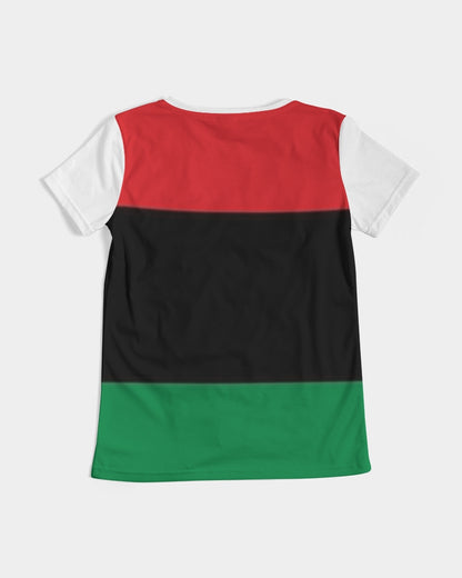Pan African continental symbol Women's V-Neck Tee