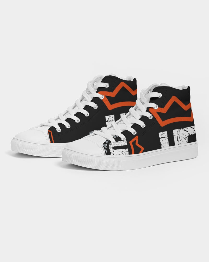 red UNITYGOD Logo Men's Hightop Canvas Shoe