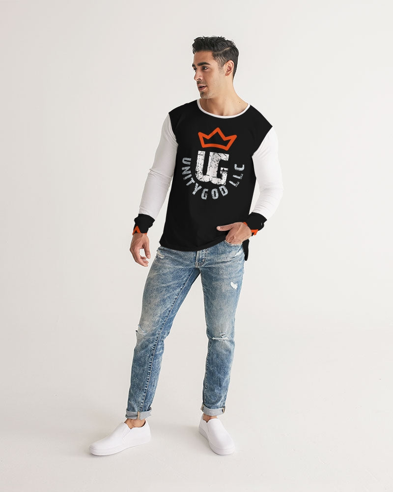 red UNITYGOD Logo Men's Long Sleeve Tee