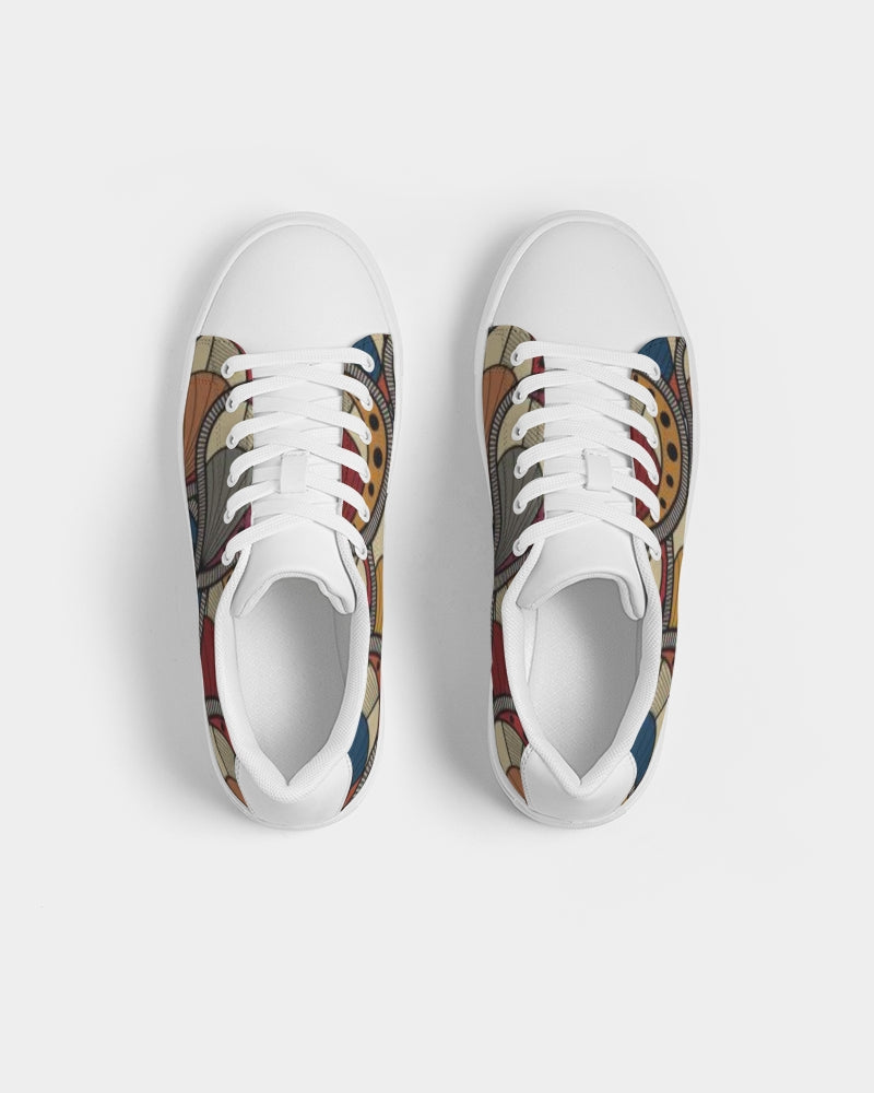 Classic Kente Men's Faux-Leather Sneaker