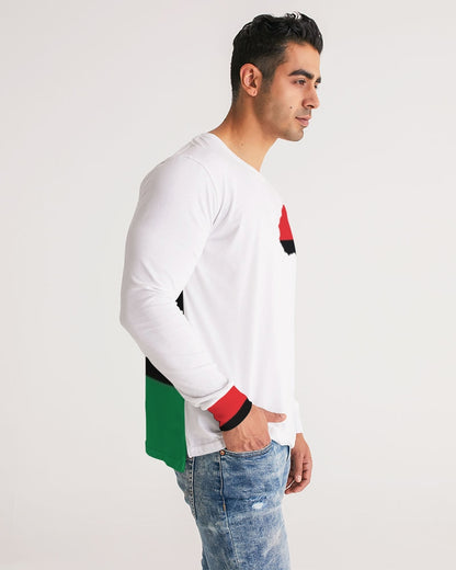 Pan African continental symbol Men's Long Sleeve Tee