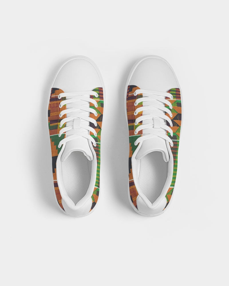 Kente Men's Faux-Leather Sneaker
