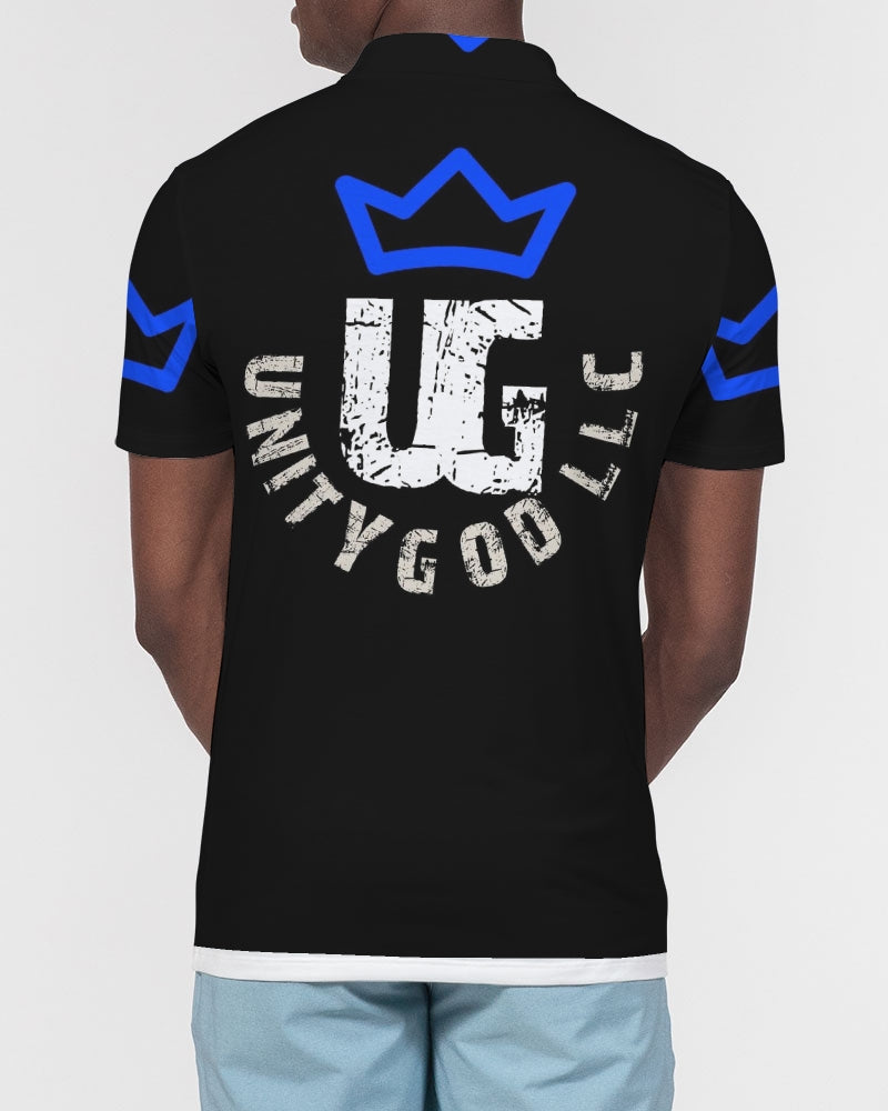UNITYGOD Logo 5 Men's Slim Fit Short Sleeve Polo