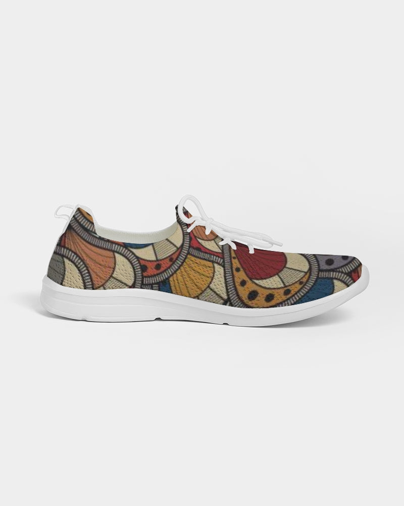 Classic Kente Women's Lace Up Flyknit Shoe