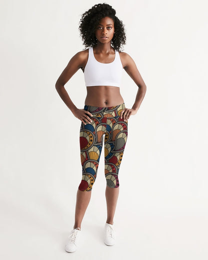 Classic Kente Women's Mid-Rise Capri