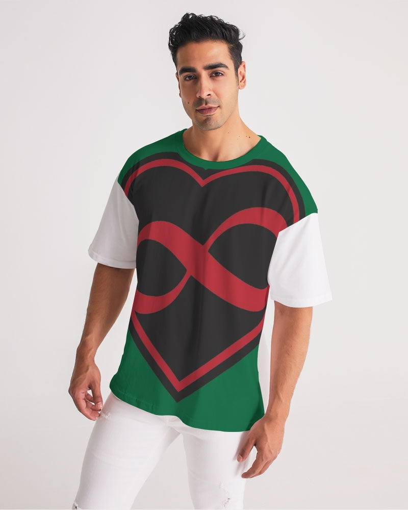 Black polyamorous flag Men's Premium Heavyweight Tee