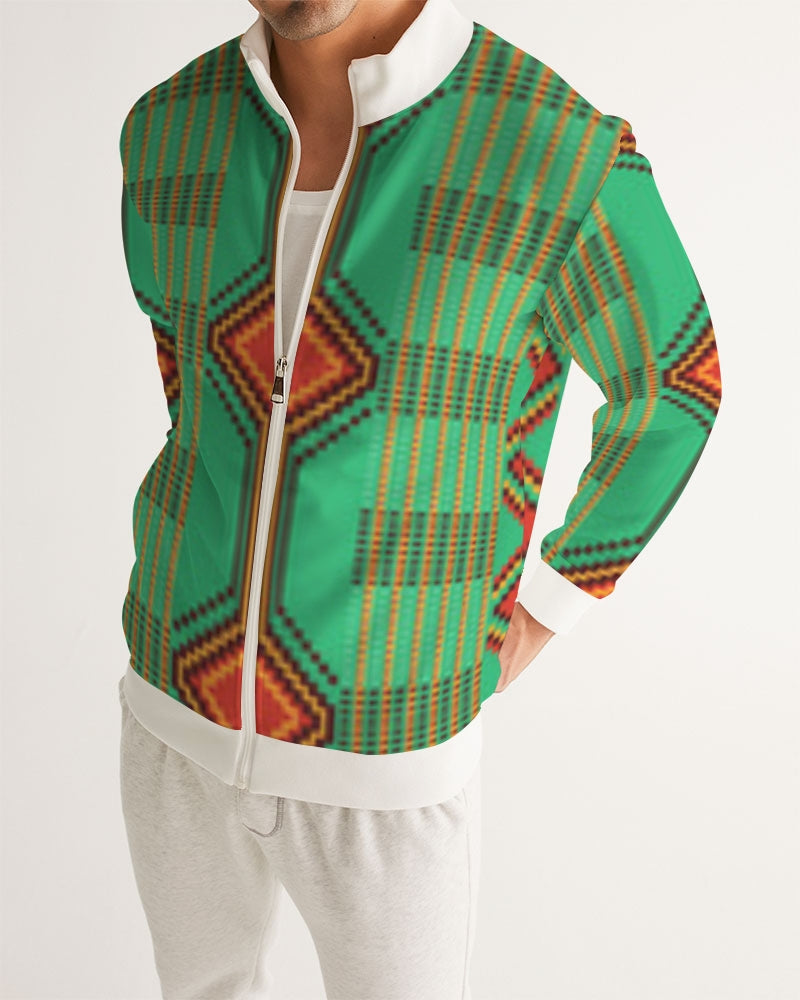 Kente variante 1 chaqueta deportiva para hombre 