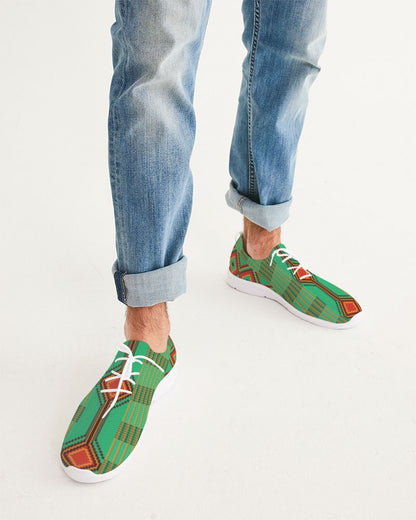 Kente variant 1 Men's Lace Up Flyknit Shoe