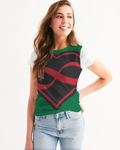 Black polyamorous flag Women's Tee