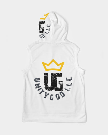 UNITYGOD Logo 4 Men's Premium Heavyweight Sleeveless Hoodie