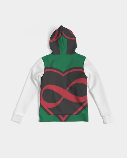 Black polyamorous flag Women's Hoodie