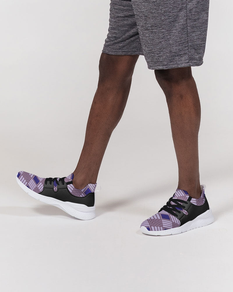 Purple Leopard Men's Two-Tone Sneaker