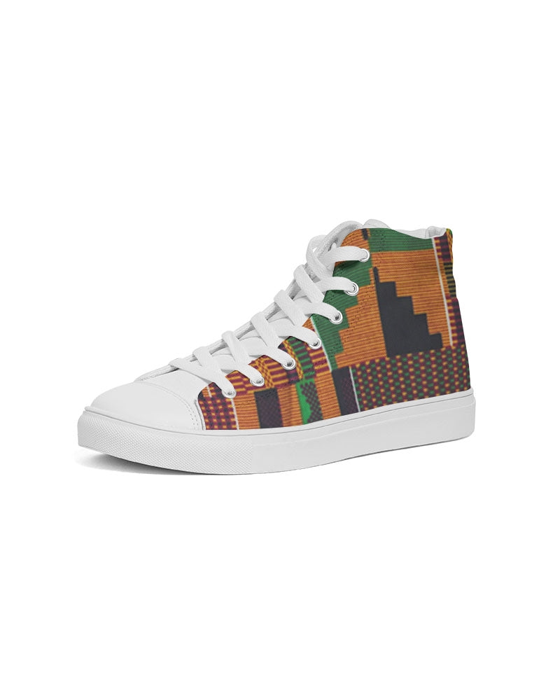 Kente Women's Hightop Canvas Shoe