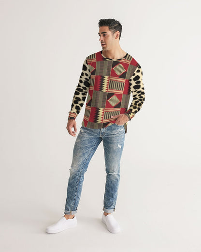 BRW Kente Men's Long Sleeve Tee
