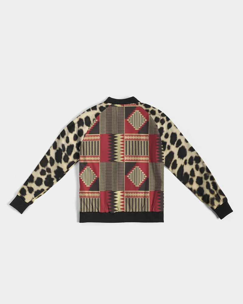 BRW Kente Women's Bomber Jacket