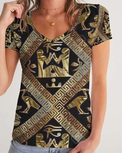 Regal Panther Women's V-Neck Tee