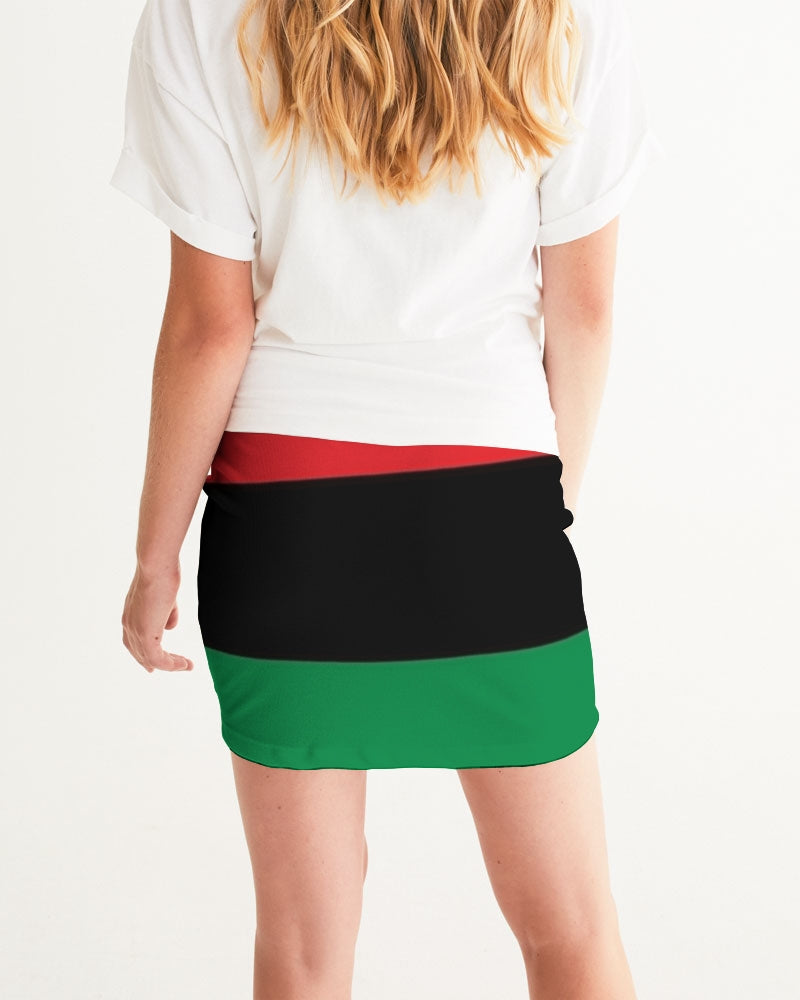 Pan African continental symbol Women's Mini Skirt