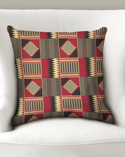 BRW Kente Throw Pillow Case 18"x18"