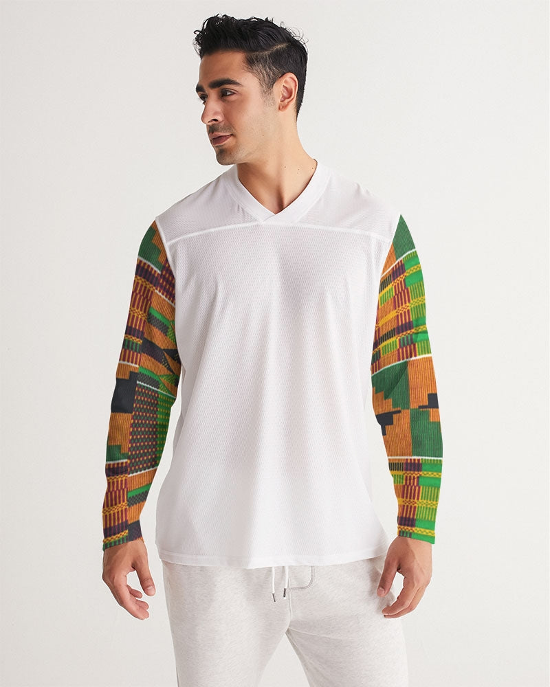 Kente Men's Long Sleeve Sports Jersey