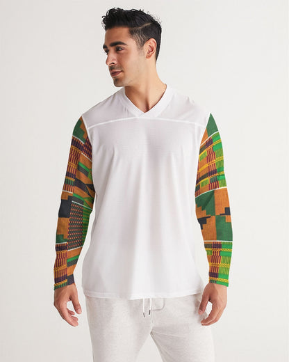 Kente Men's Long Sleeve Sports Jersey