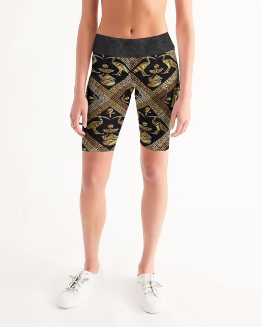 Regal Panther Women's Mid-Rise Bike Shorts
