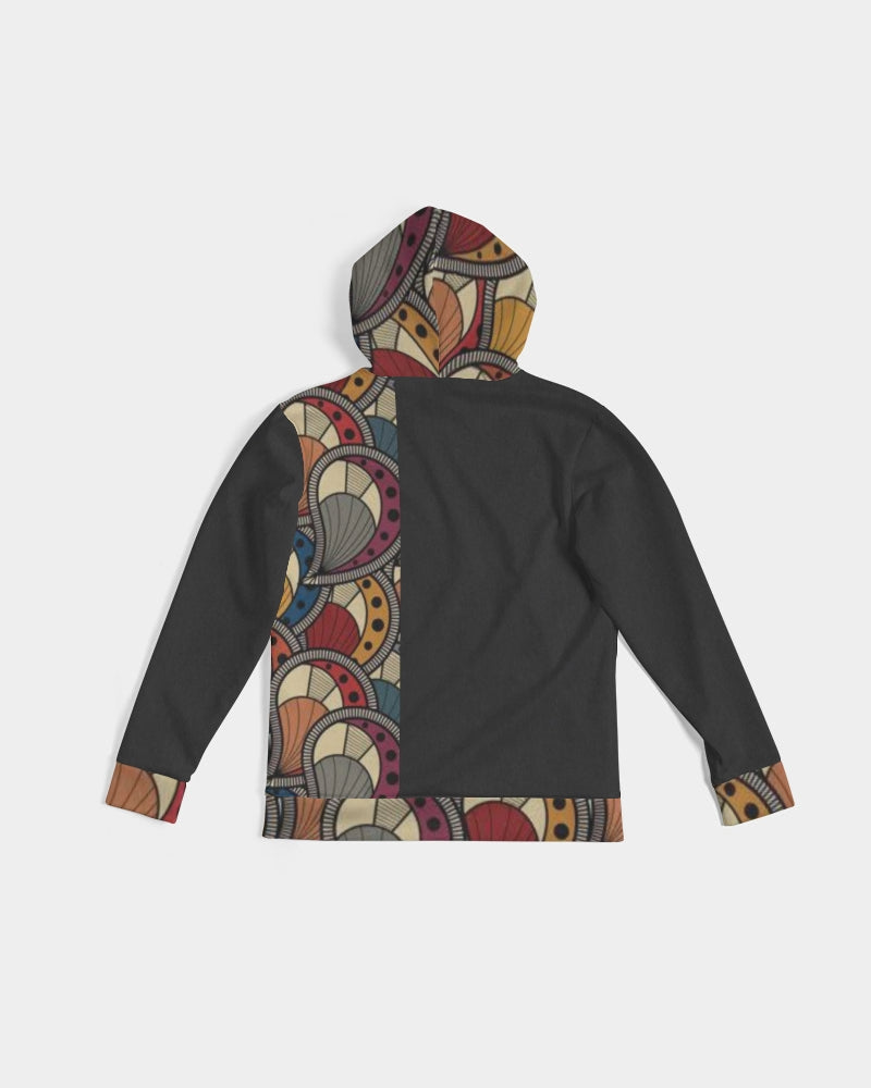Black classic Kente Men's Hoodie
