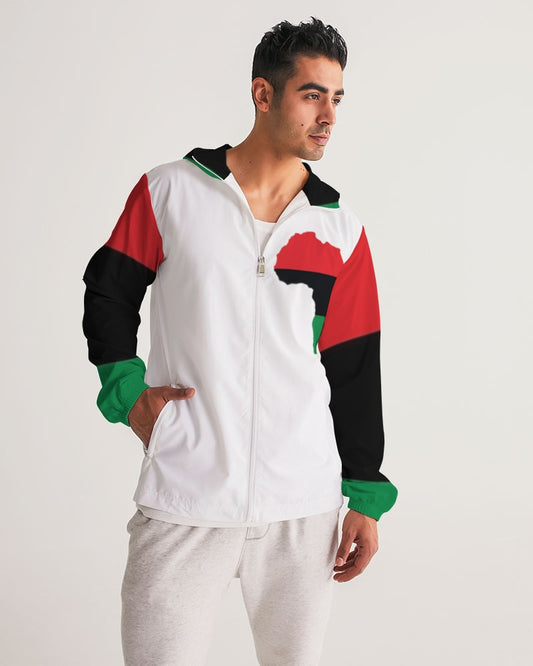 Pan African continental symbol Men's Windbreaker