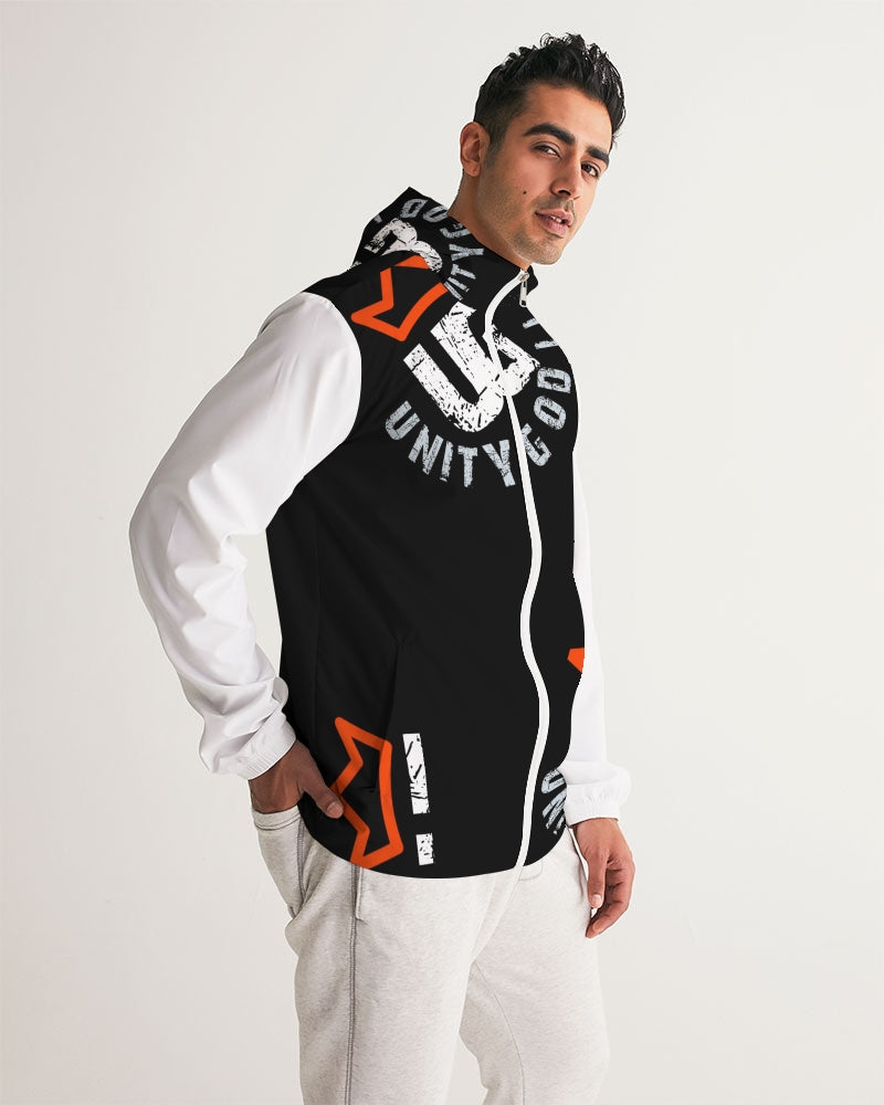 red UNITYGOD Logo Men's Windbreaker