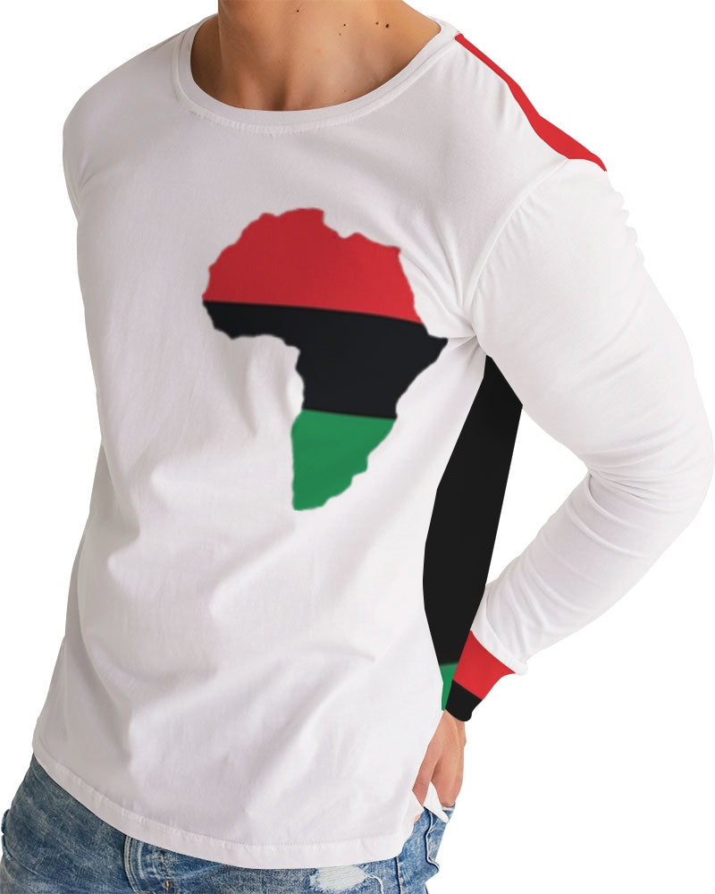 Pan African continental symbol Men's Long Sleeve Tee