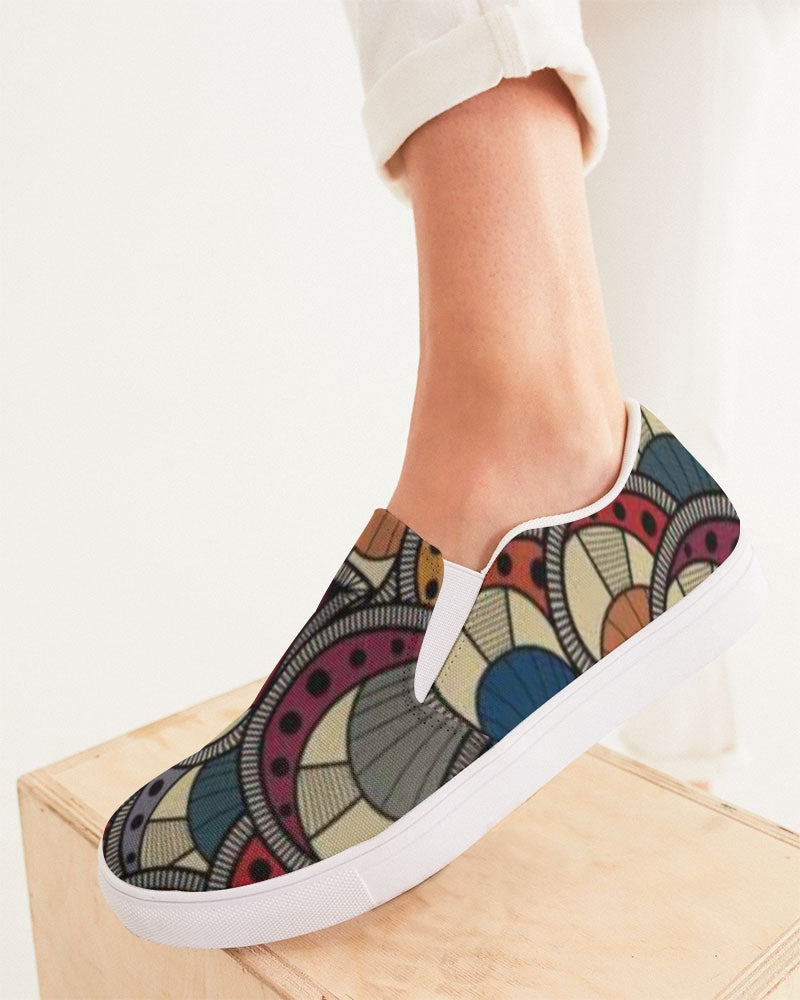 Classic Kente Women's Slip-On Canvas Shoe