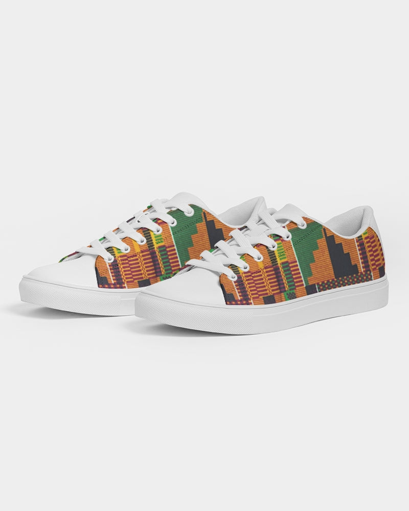Kente Men's Faux-Leather Sneaker