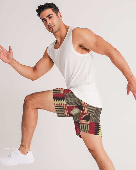 BRW Kente Men's Jogger Shorts
