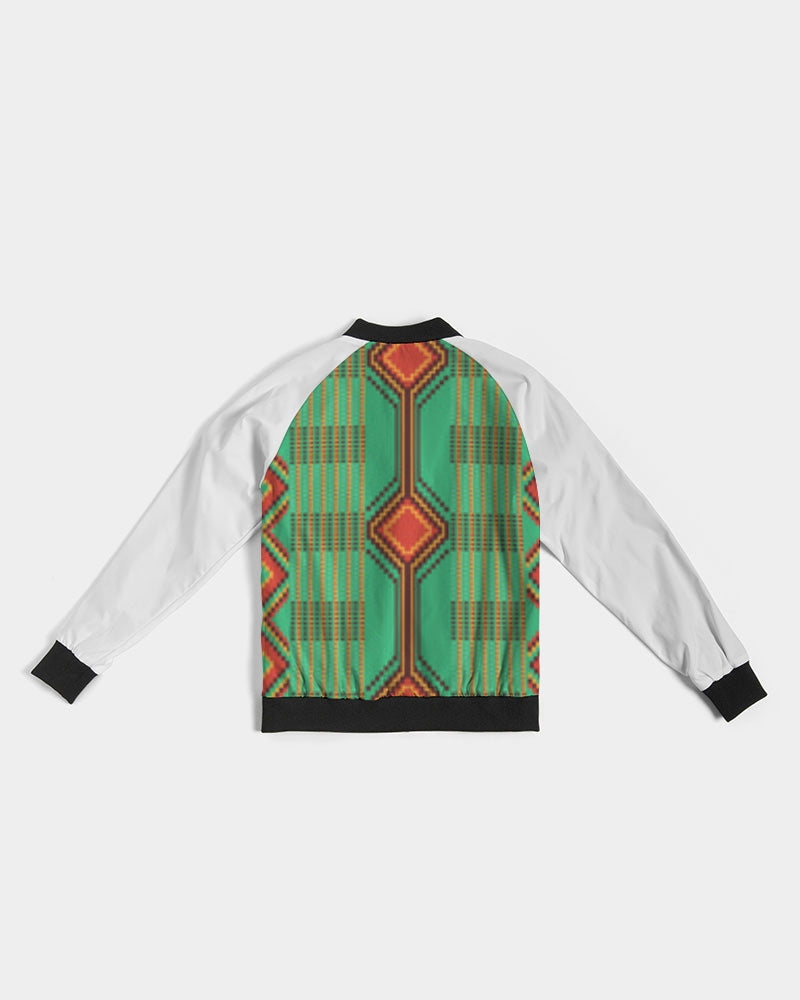 Kente variant 1 Women's Bomber Jacket