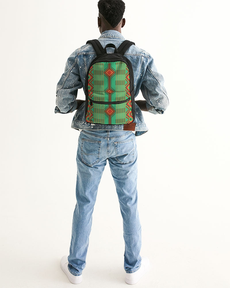 Kente variant 1 Small Canvas Backpack
