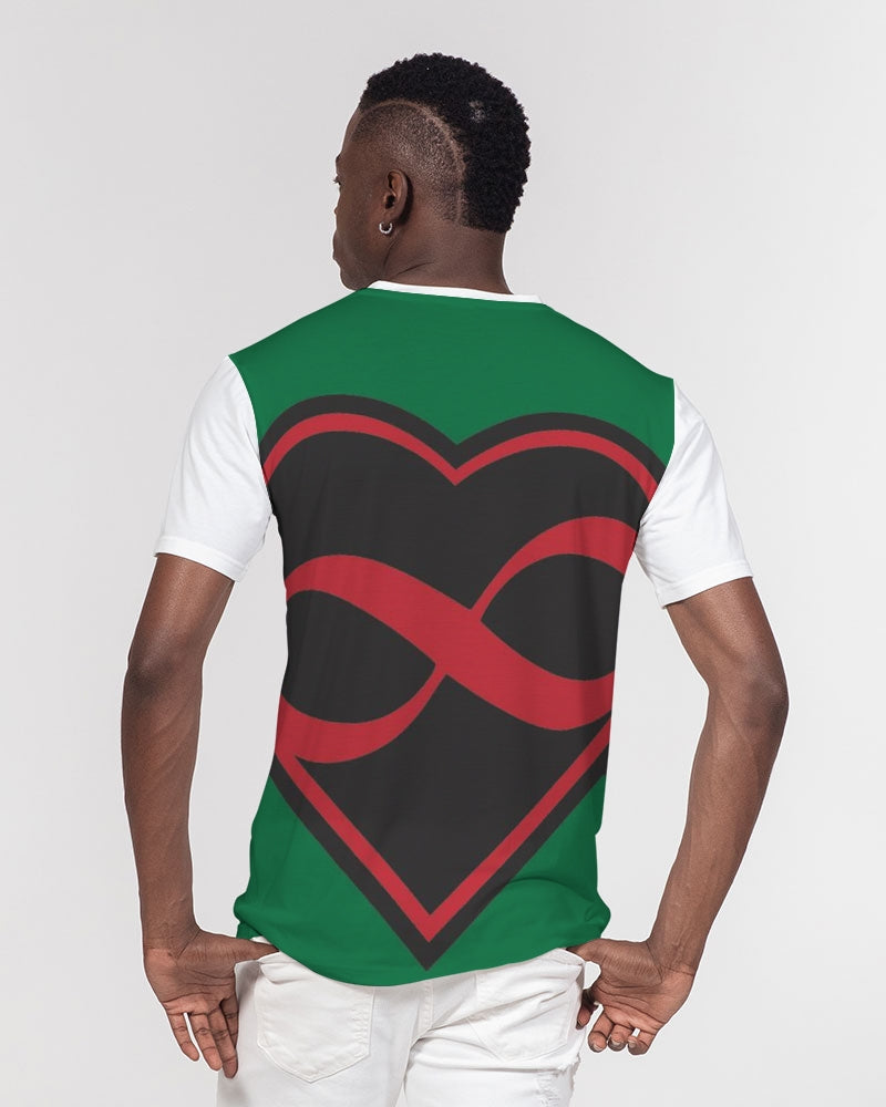 Black polyamorous flag Men's Everyday Pocket Tee
