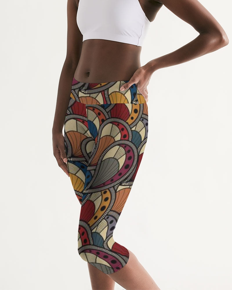 Classic Kente Women's Mid-Rise Capri