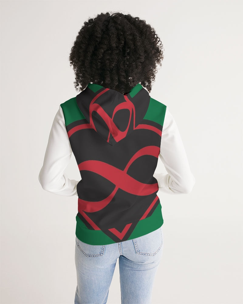 Black polyamorous flag Women's Hoodie