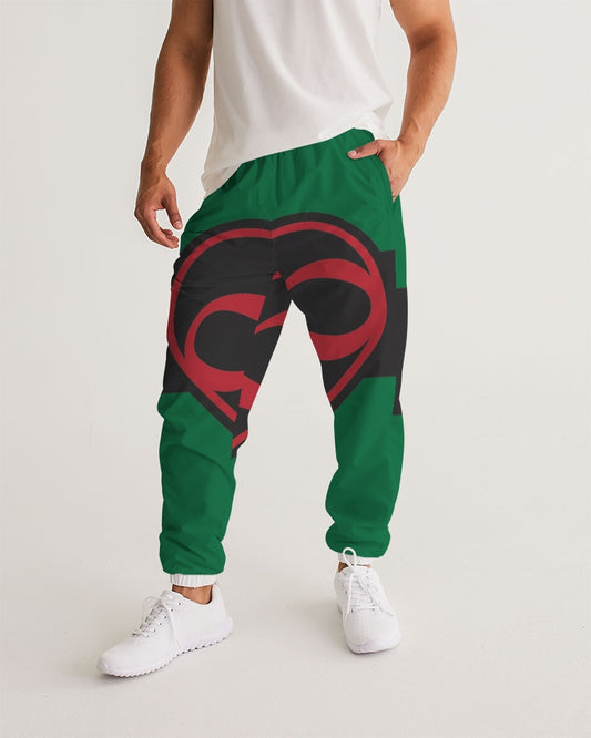Black polyamorous flag Men's Track Pants