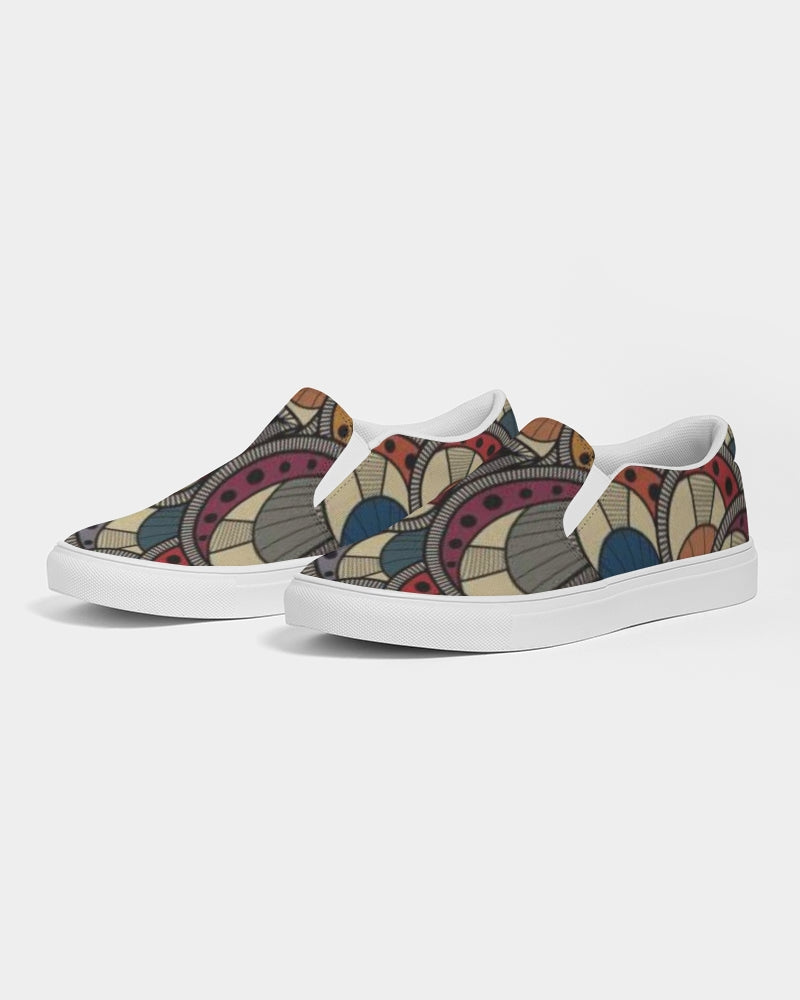 Classic Kente Men's Slip-On Canvas Shoe