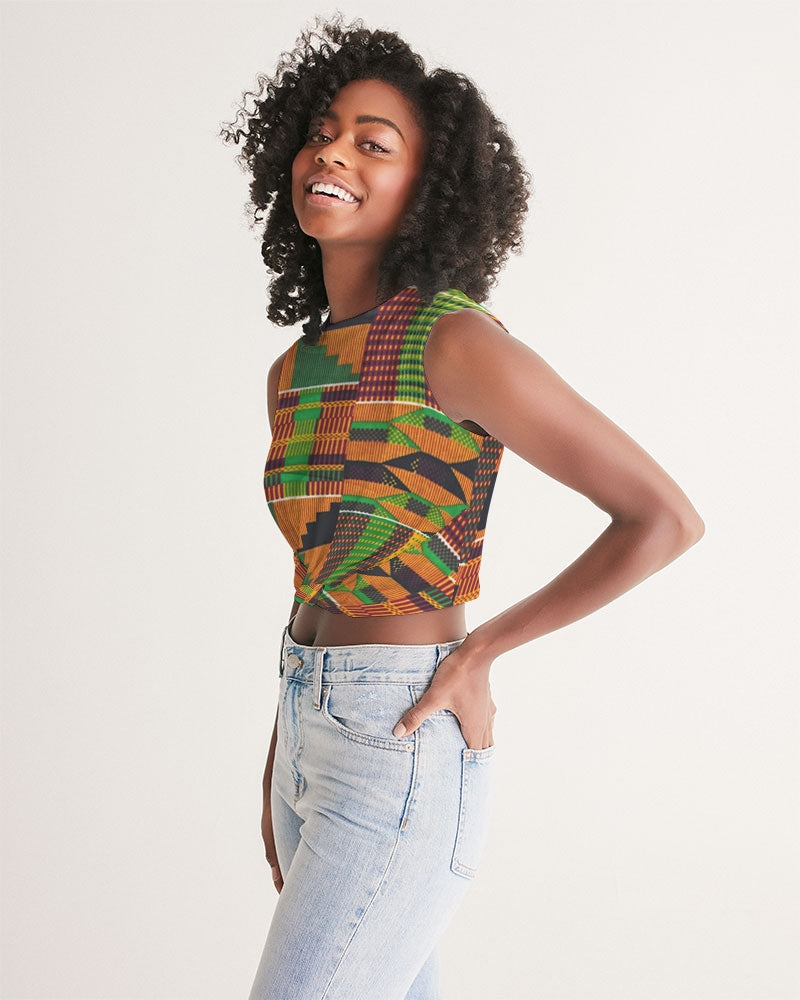 Kente Women's Twist-Front Tank