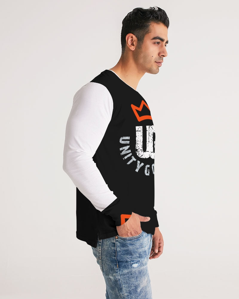 red UNITYGOD Logo Men's Long Sleeve Tee