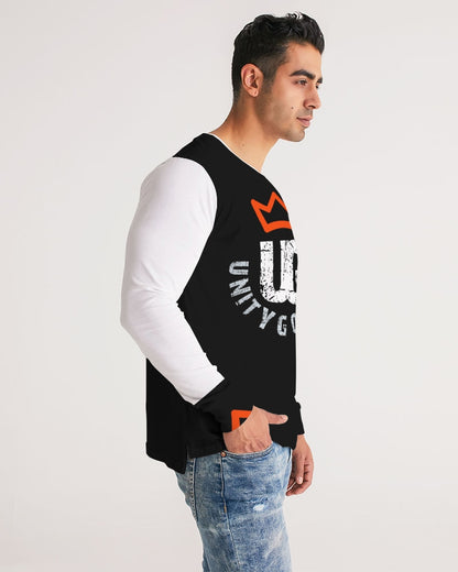 red UNITYGOD Logo Men's Long Sleeve Tee