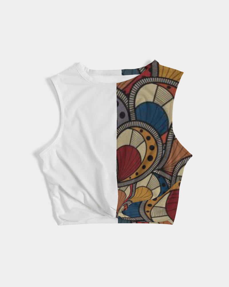 Classic Kente Women's Twist-Front Tank