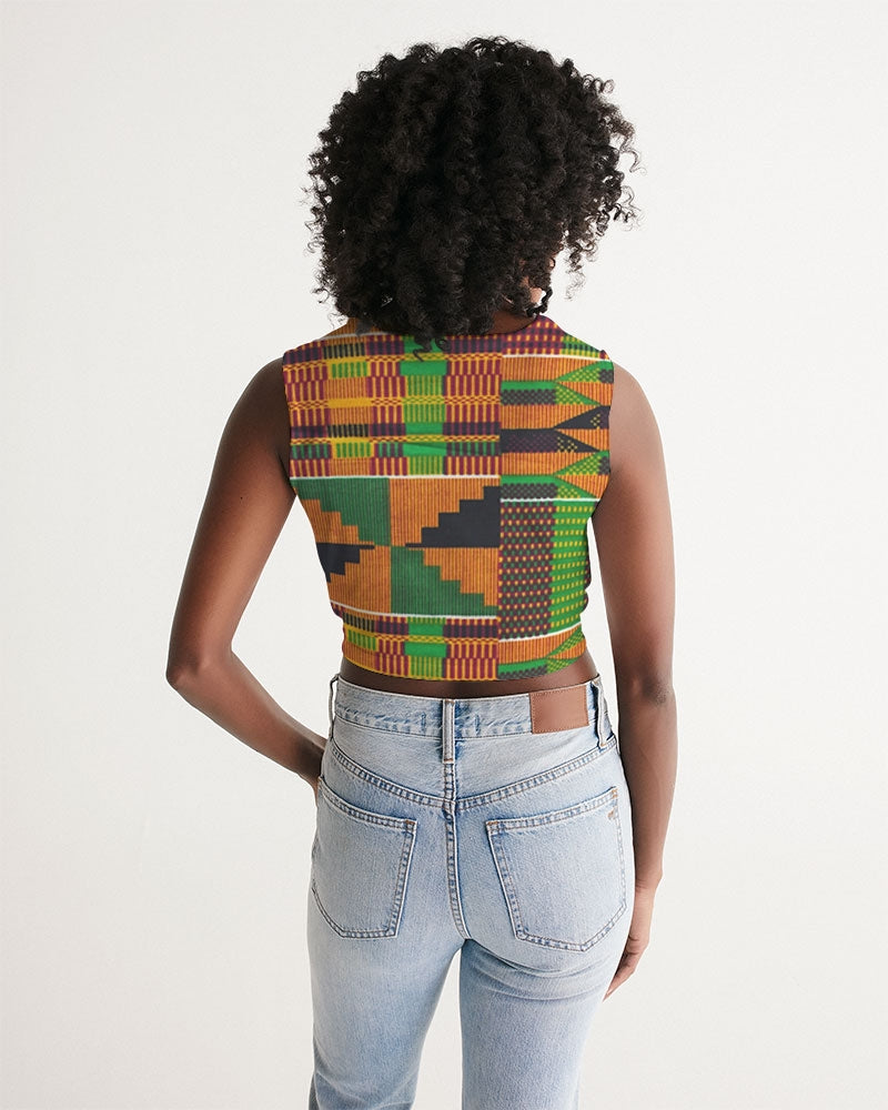 Kente Women's Twist-Front Tank