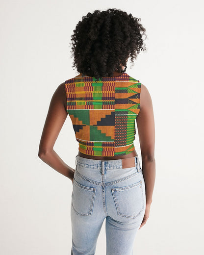 Kente Women's Twist-Front Tank