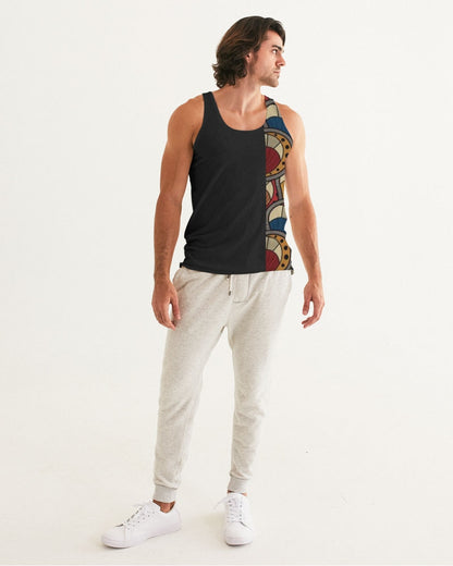 Black classic Kente Men's Tank